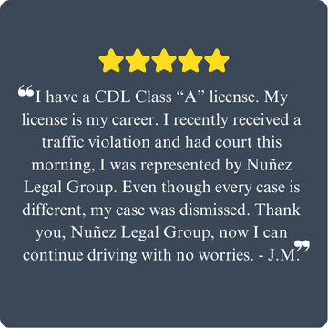 Nunez Legal Group Google Review 5